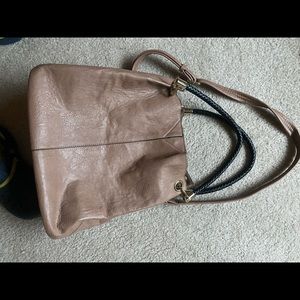 Leather tan purse